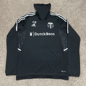 Portland Timbers Training Top Large Black Claudio Bravo Player Worn Turtleneck